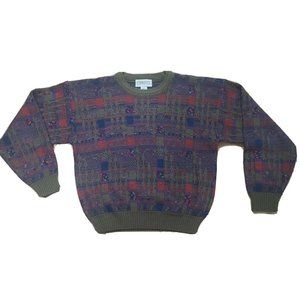Vtg Expressions Worldwide Crew Neck Mens Sweater M Cosby fresh prince‎ 1990s pop